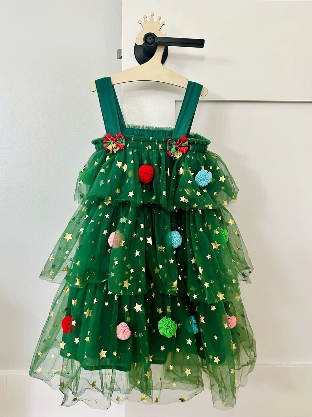 Christmas Tree Tulle Kids Dress